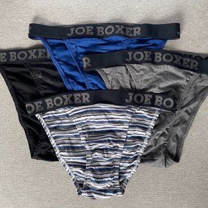 Joe Boxer Men's Bikini String Brief - Medium (4 briefs)